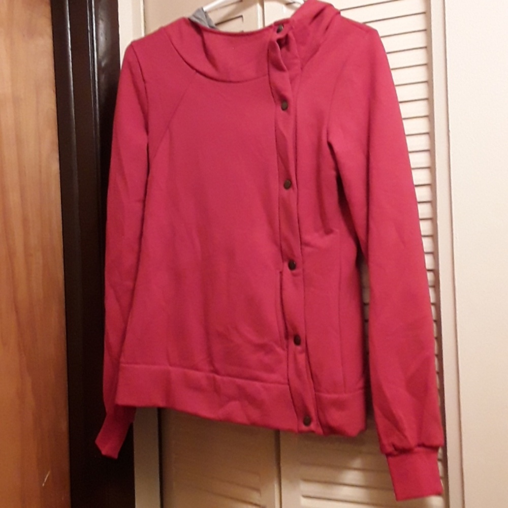 Hoodie - Red - L